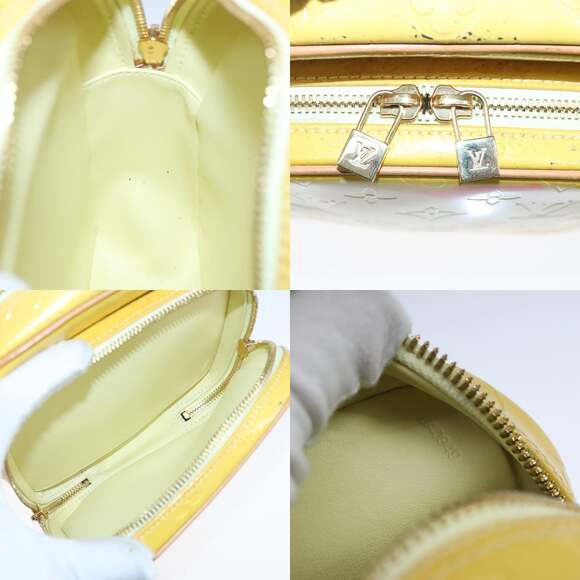LOUIS VUITTON Monogram Vernis Wooster Shoulder Bag Yellow M91075 - Picture 12 of 12